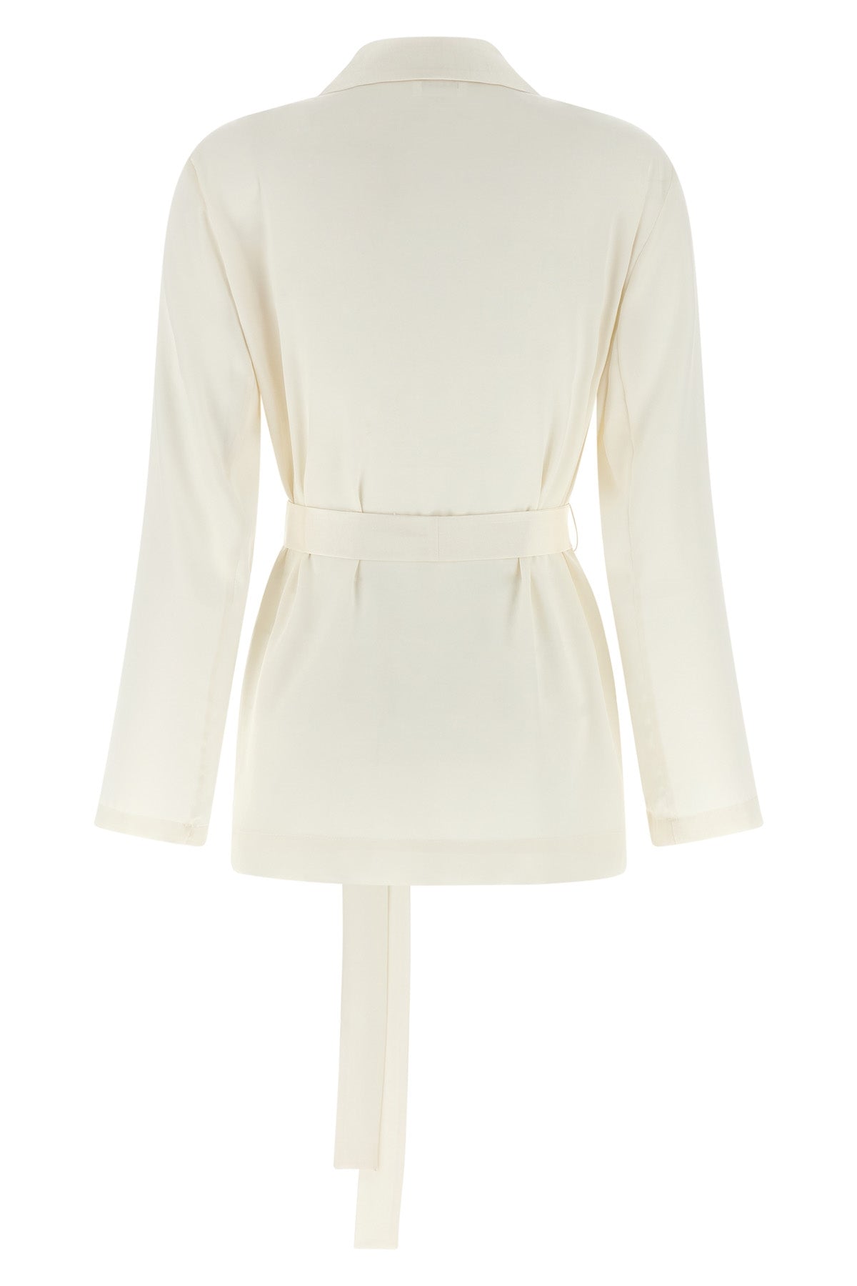 paky double-breasted unstructured blazer in fluid fabric