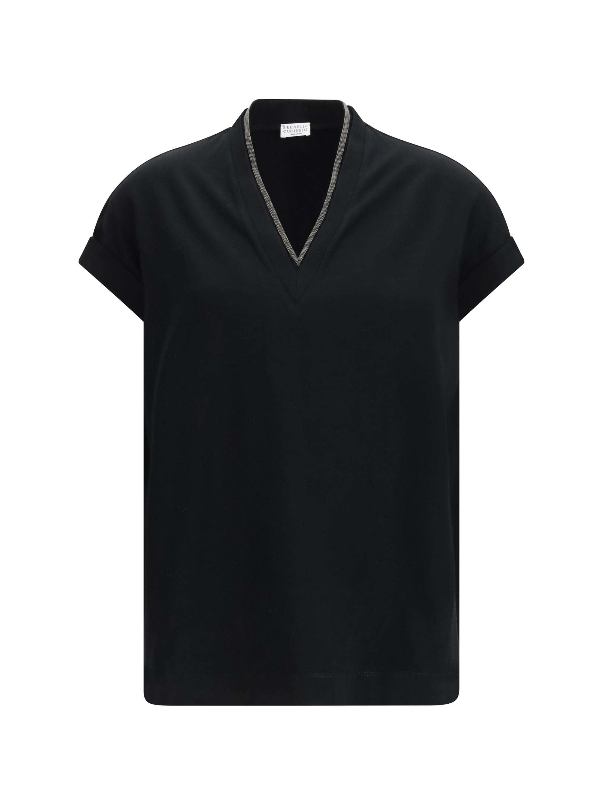 cotton t-shirt with embellishments
