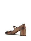 leather mary jane ballerinas