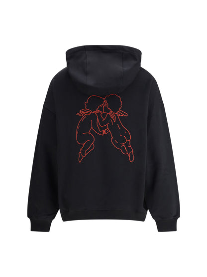 FIORUCCI M kissing angels love relaxed hoodie