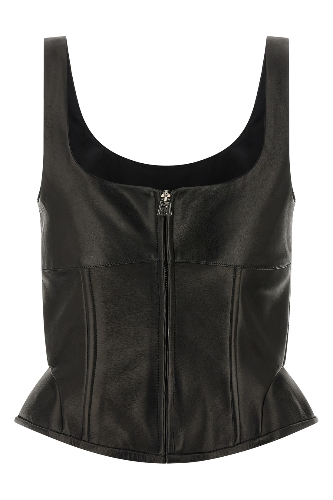 ERMANNO SCERVINO 42 leather top