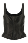 leather top
