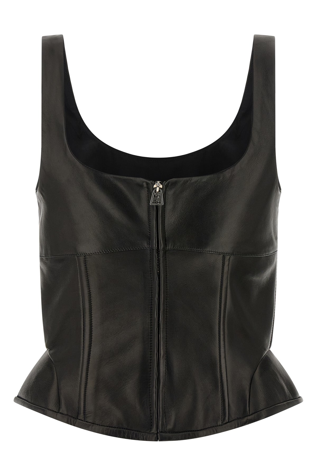 leather top