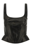 leather top