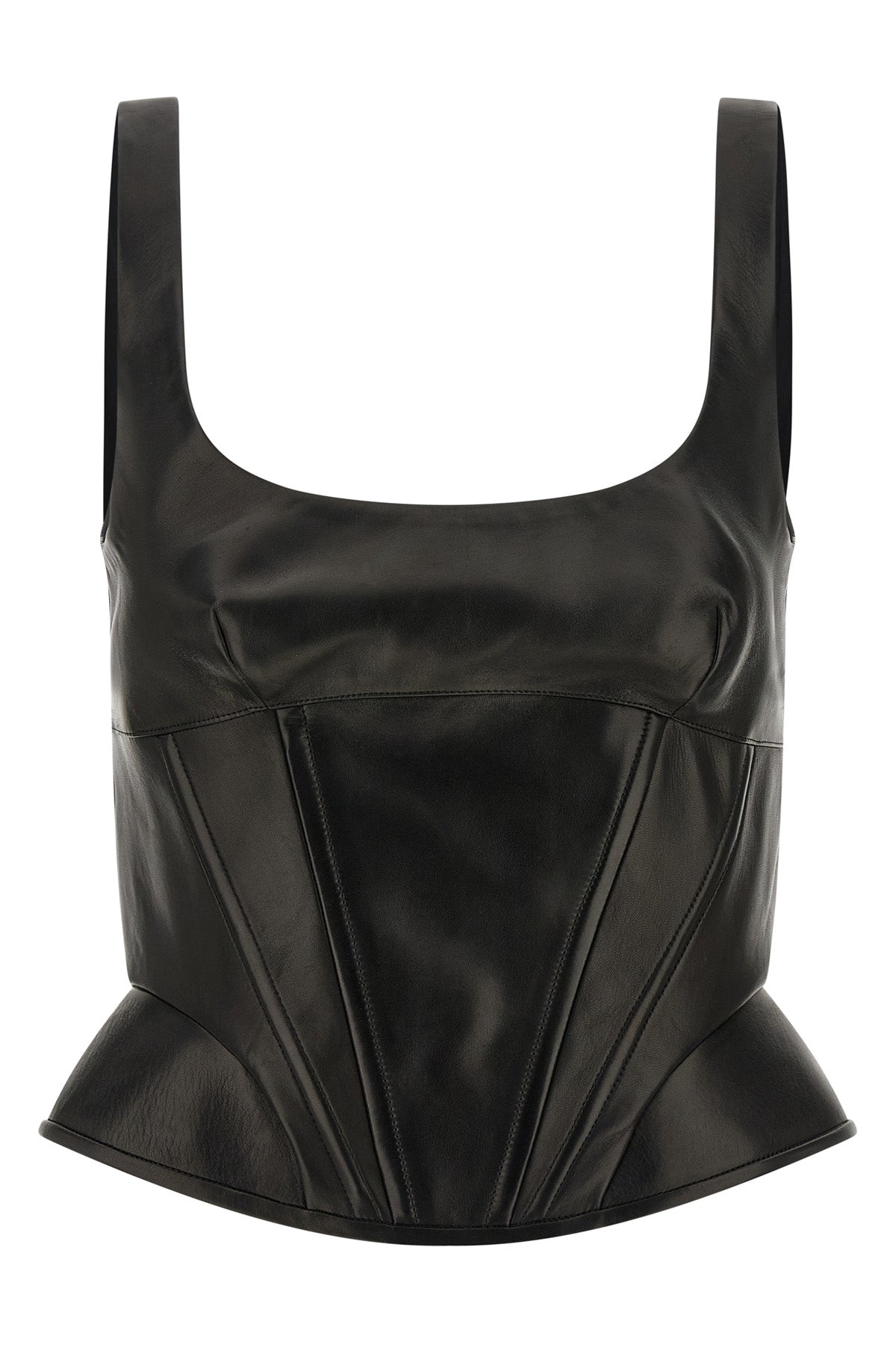 leather top