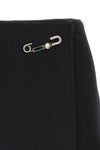 virgin wool mini skirt