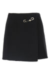virgin wool mini skirt