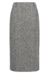 longuette skirt in wool blend