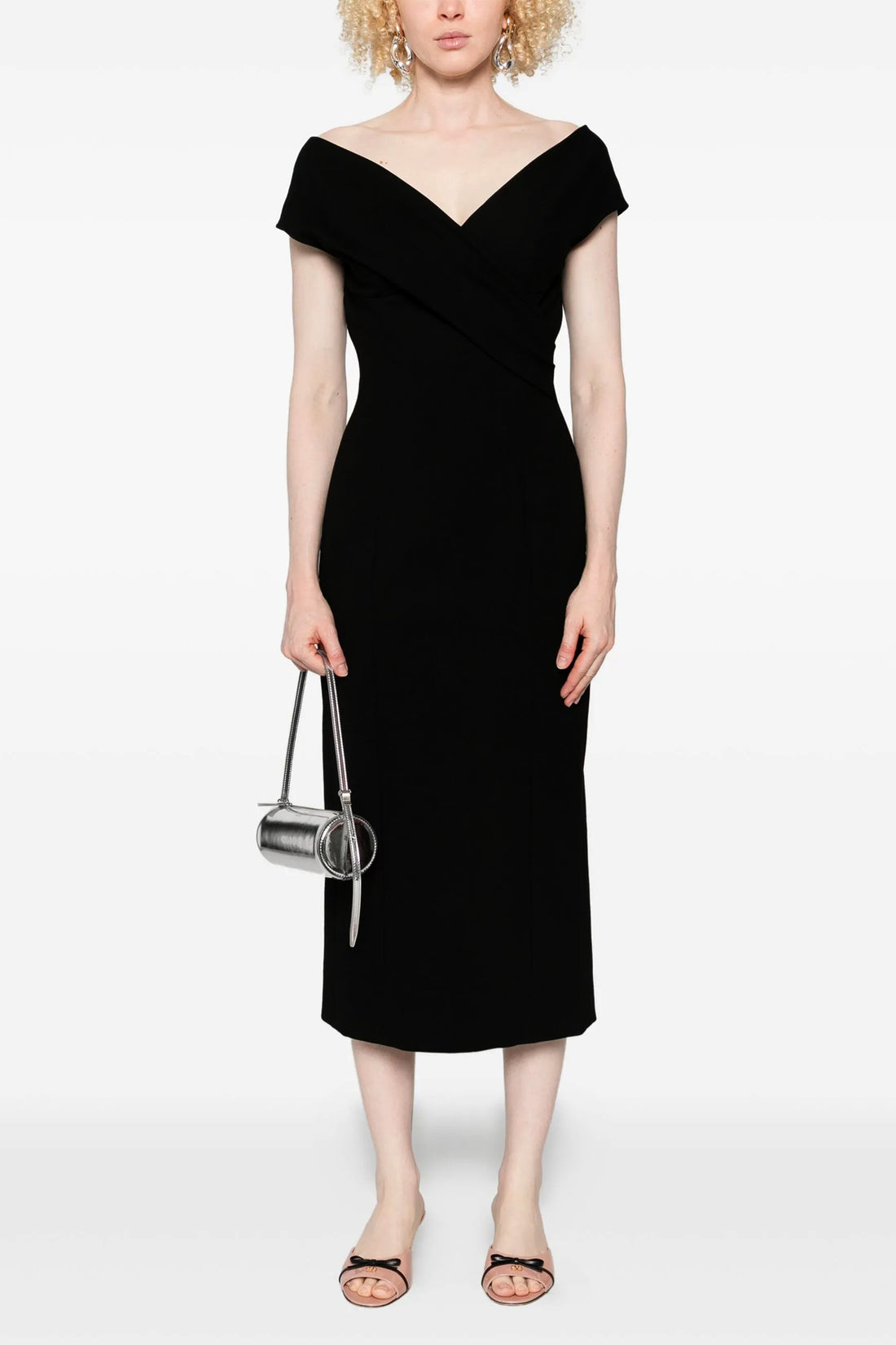 ERMANNO SCERVINO 40 midi dress in viscose blend