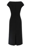 midi dress in viscose blend