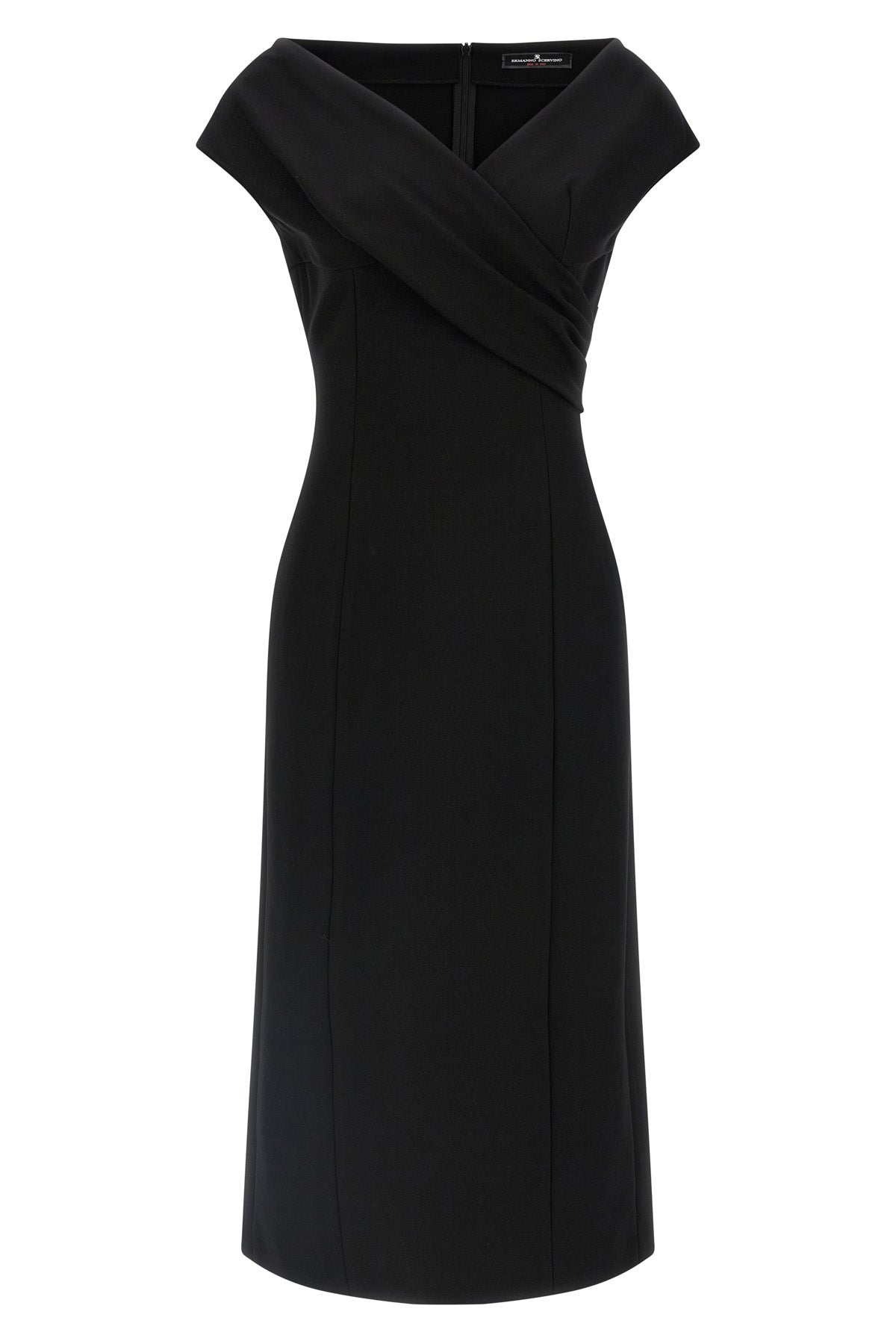 midi dress in viscose blend
