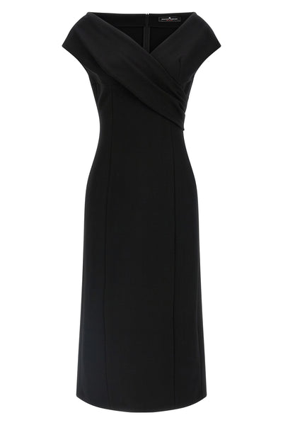 midi dress in viscose blend