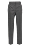 melange virgin wool trousers