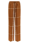 silk satin trousers
