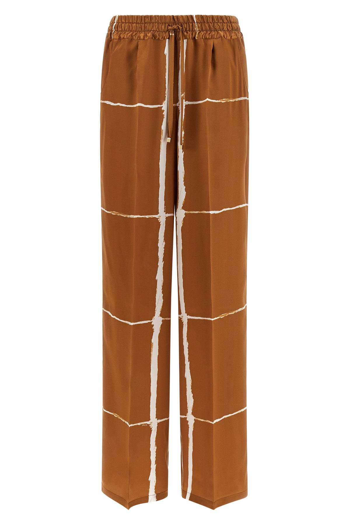silk satin trousers
