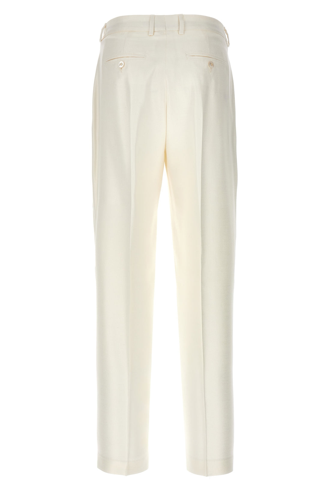 KITON 44 cigarette-style viscose pants