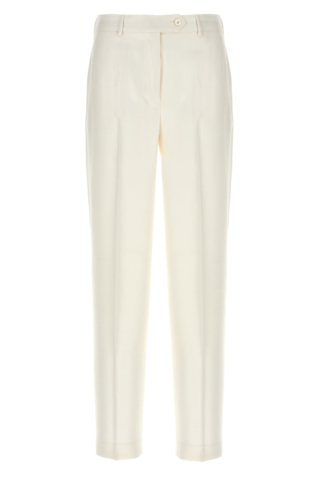 KITON 44 cigarette-style viscose pants