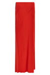 maxi skirt in viscose crepe de chine