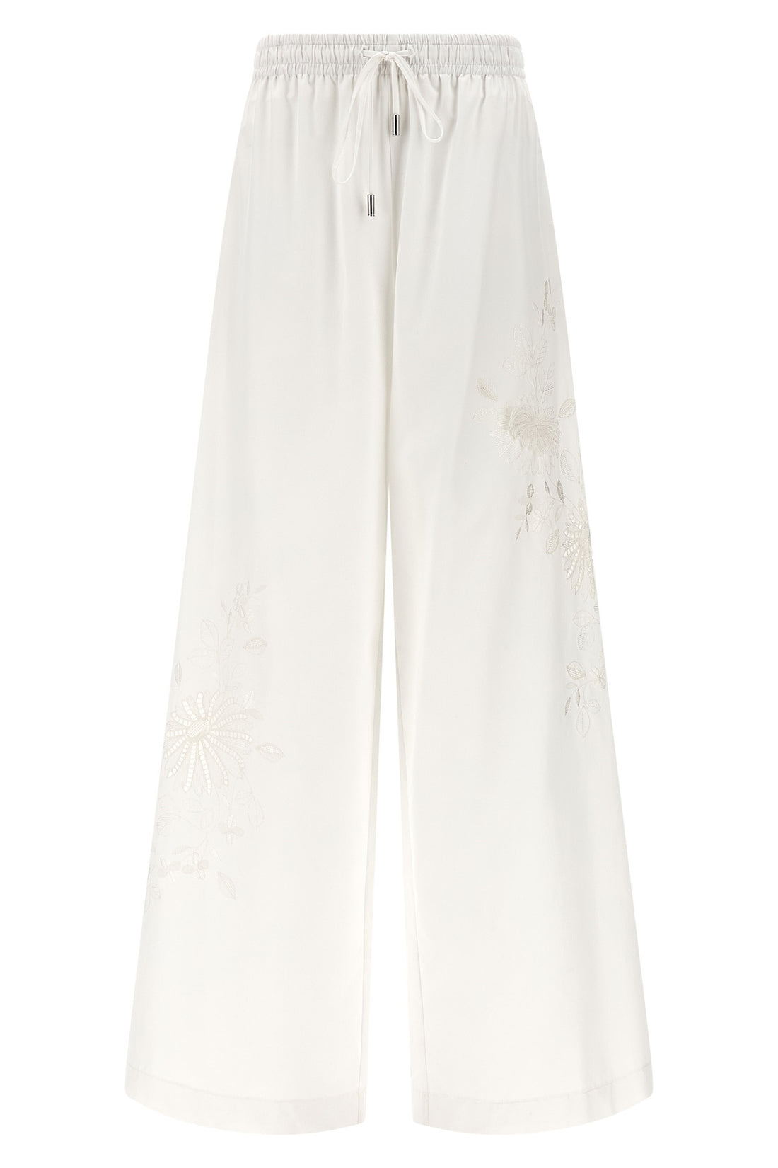 ERMANNO SCERVINO 42 stretch silk trousers