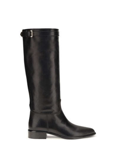 high leather boots
