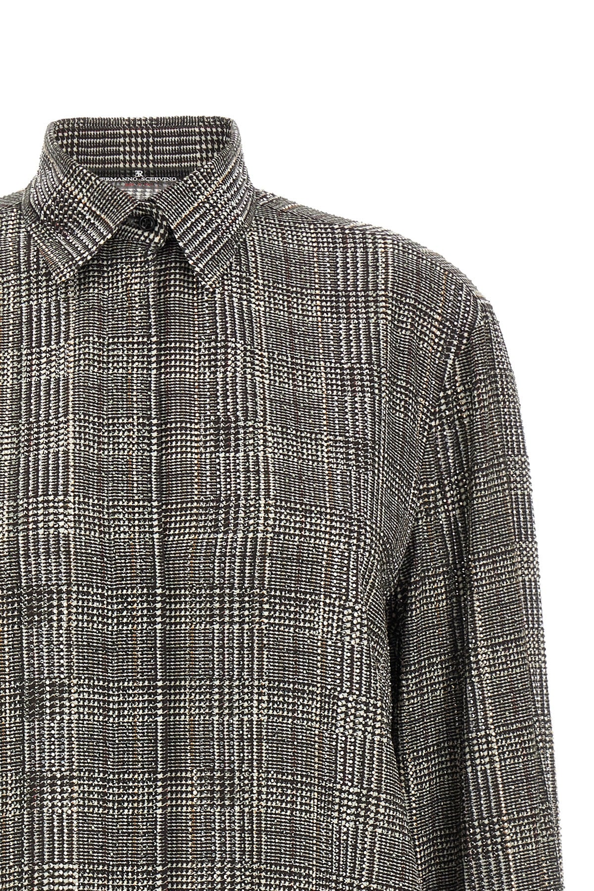 the ermanno scervino shirt reinterprets the codes of classic tailoring through a