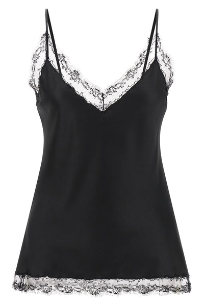 the ermanno scervino top defines a sophisticated lingerie aesthetic through an i