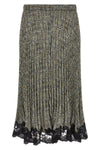 the ermanno scervino midi skirt reinterprets the classic codes through a sophist