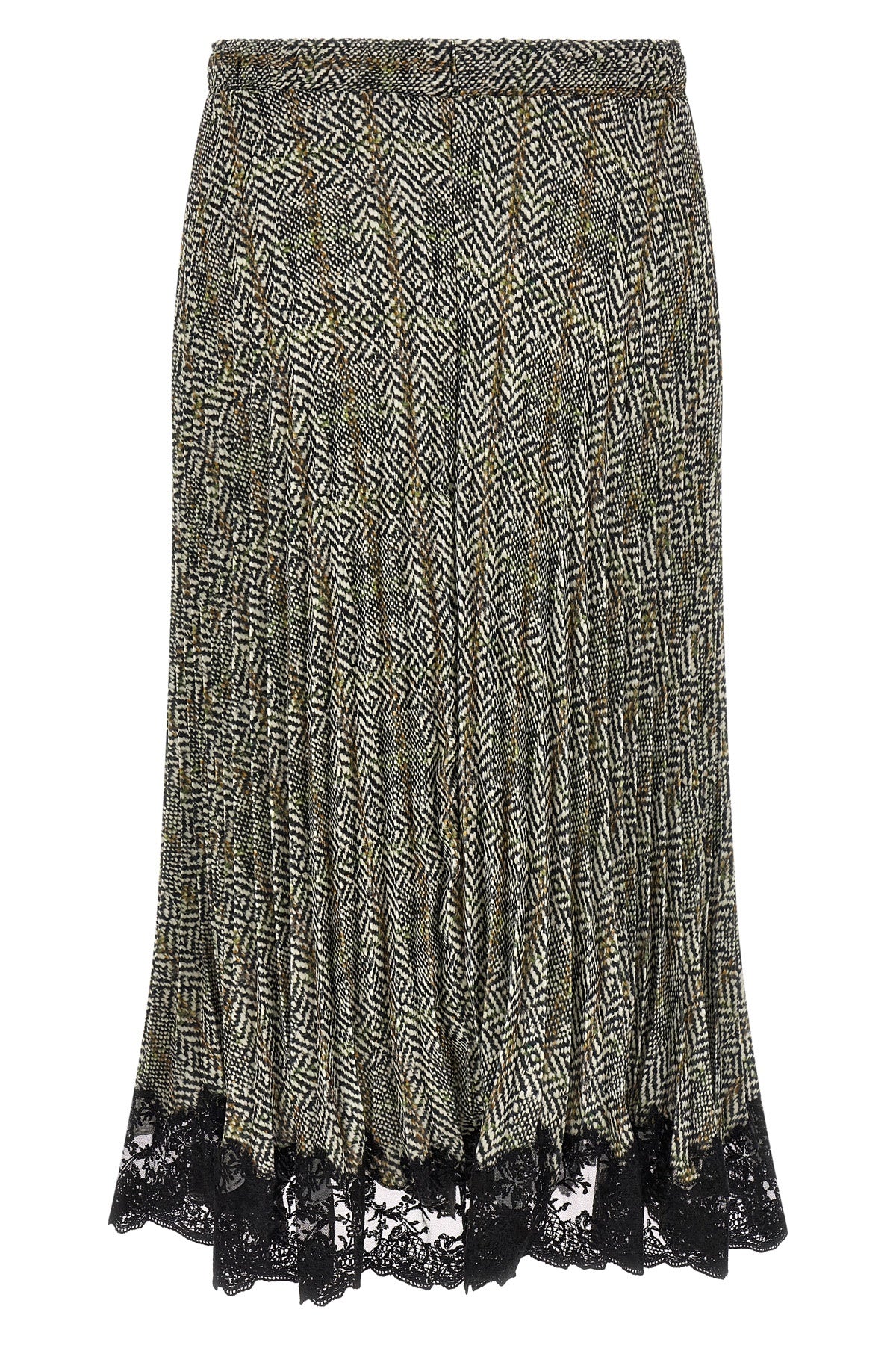 the ermanno scervino midi skirt reinterprets the classic codes through a sophist