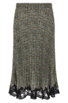 the ermanno scervino midi skirt reinterprets the classic codes through a sophist