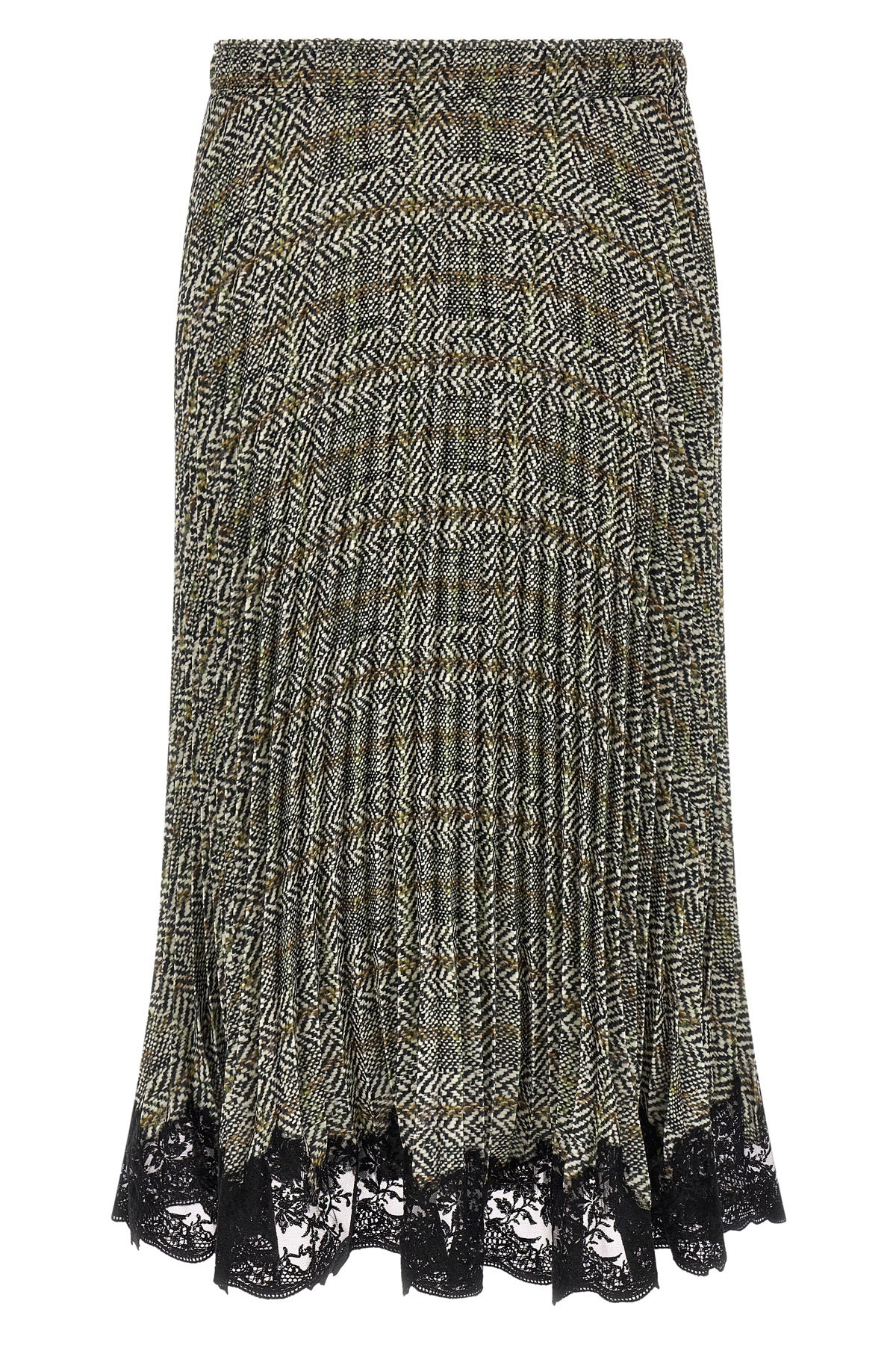 the ermanno scervino midi skirt reinterprets the classic codes through a sophist