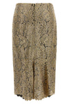the ermanno scervino midi skirt redefines the codes of tailoring through a preci