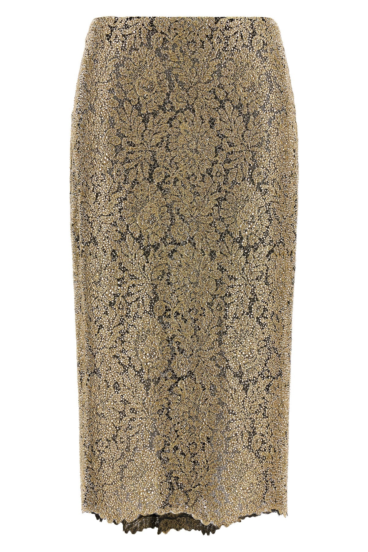 the ermanno scervino midi skirt redefines the codes of tailoring through a preci
