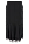 the ermanno scervino longuette skirt redefines the codes of tailoring through an