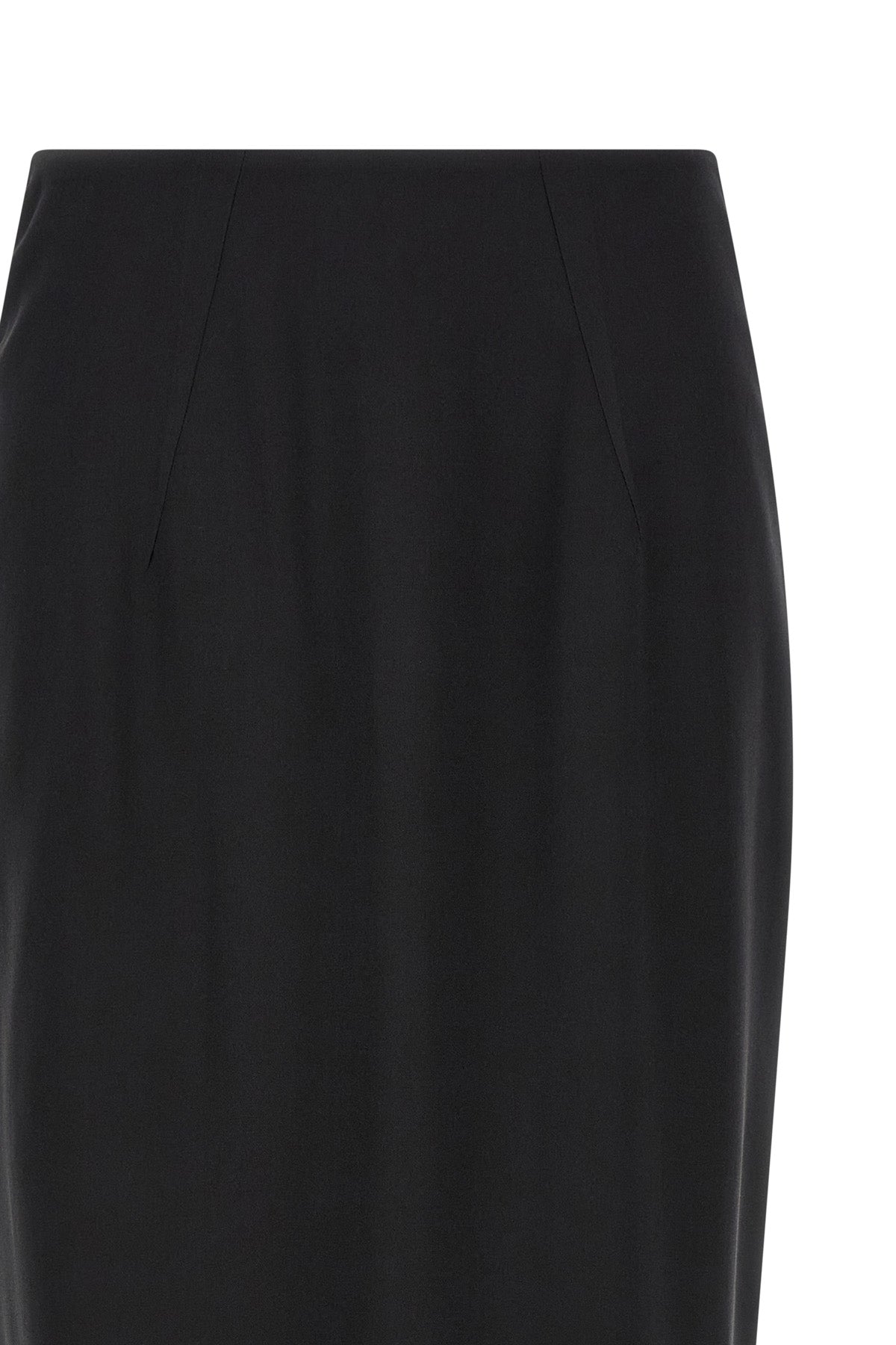 the ermanno scervino longuette skirt redefines the codes of tailoring through an