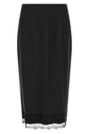 the ermanno scervino longuette skirt redefines the codes of tailoring through an