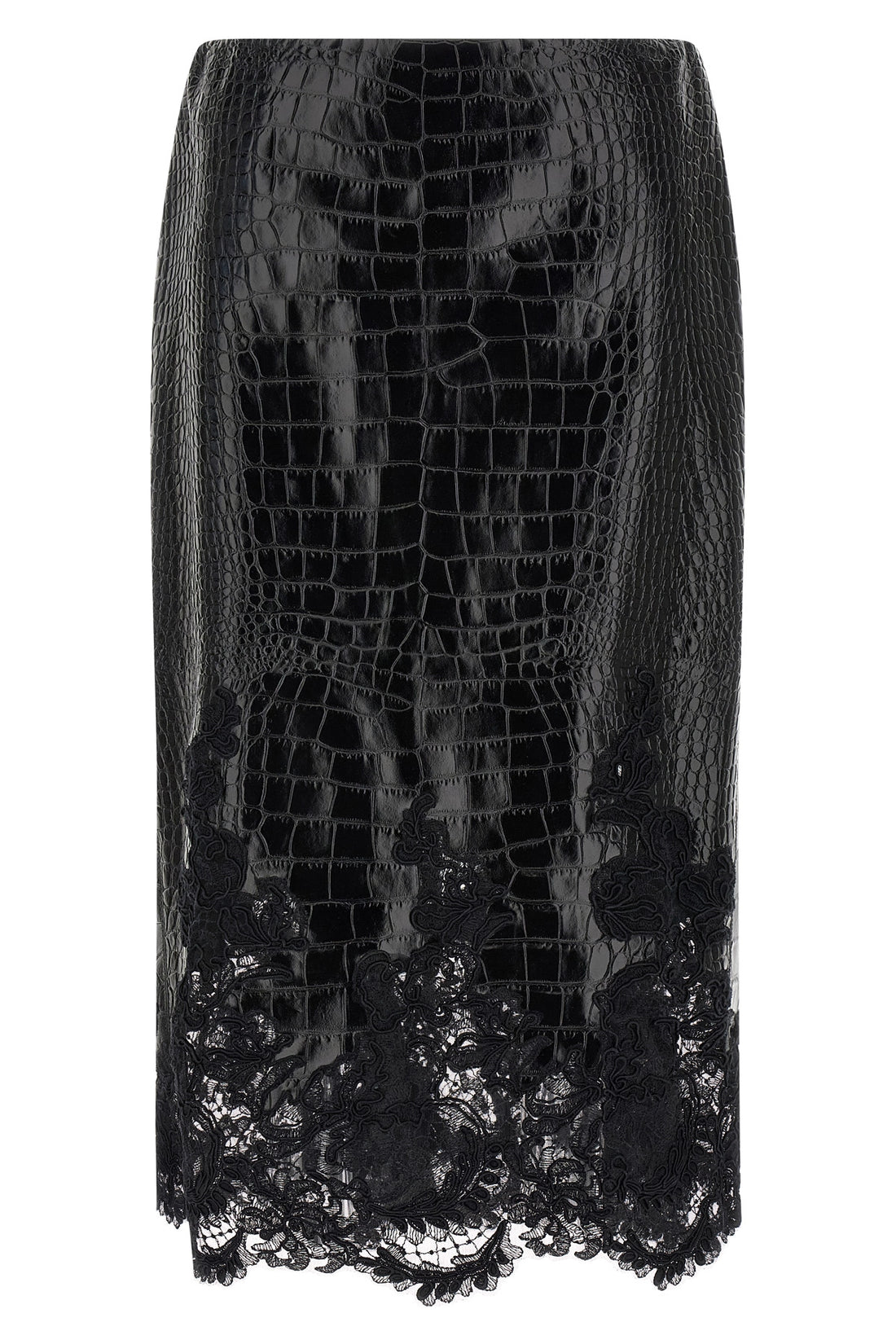 ERMANNO SCERVINO 38 the ermanno scervino skirt defines a precise sartorial narrative through the con