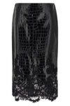 the ermanno scervino skirt defines a precise sartorial narrative through the con