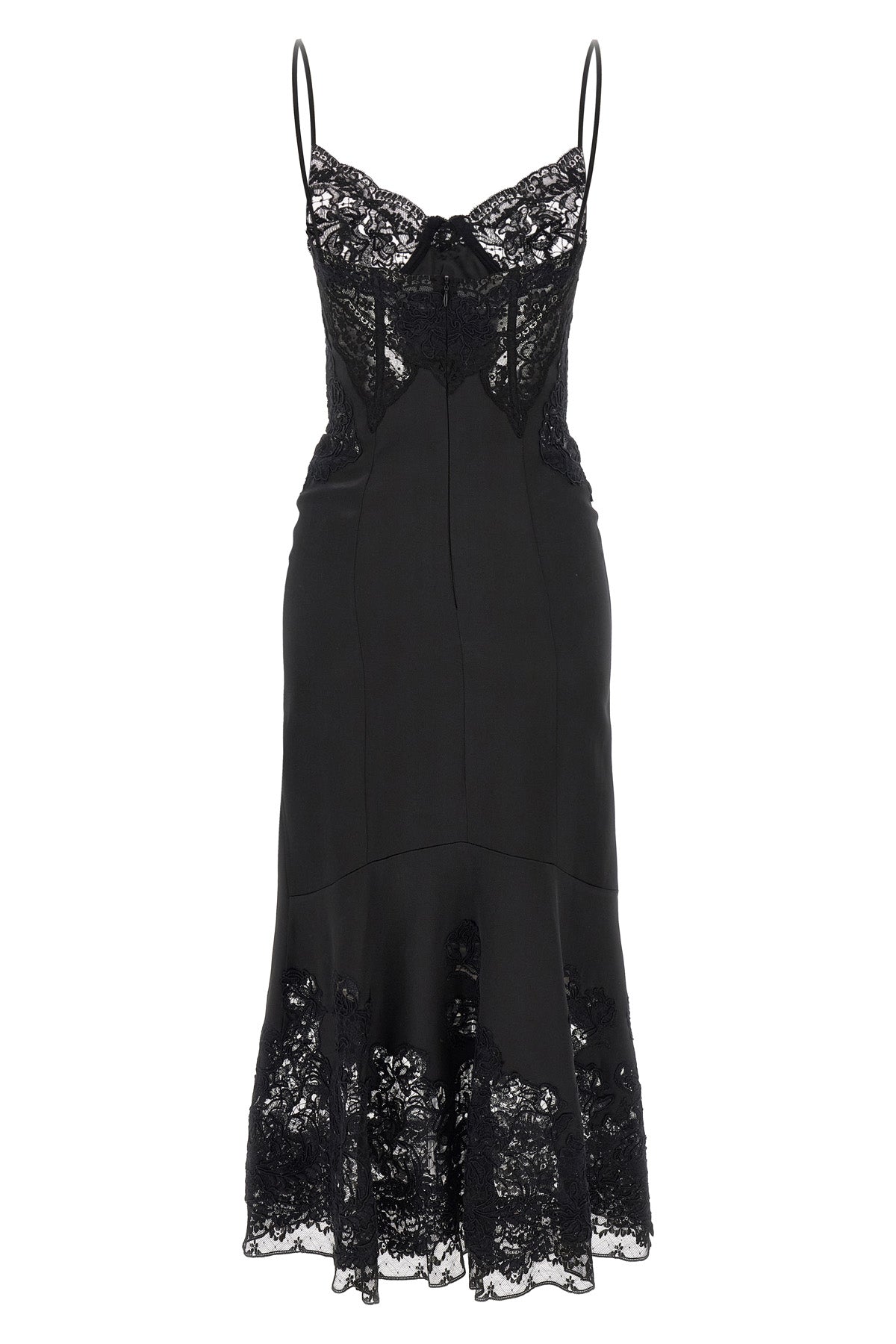 ermanno scervinos lingerie-inspired midi dress embodies sartorial excellence th