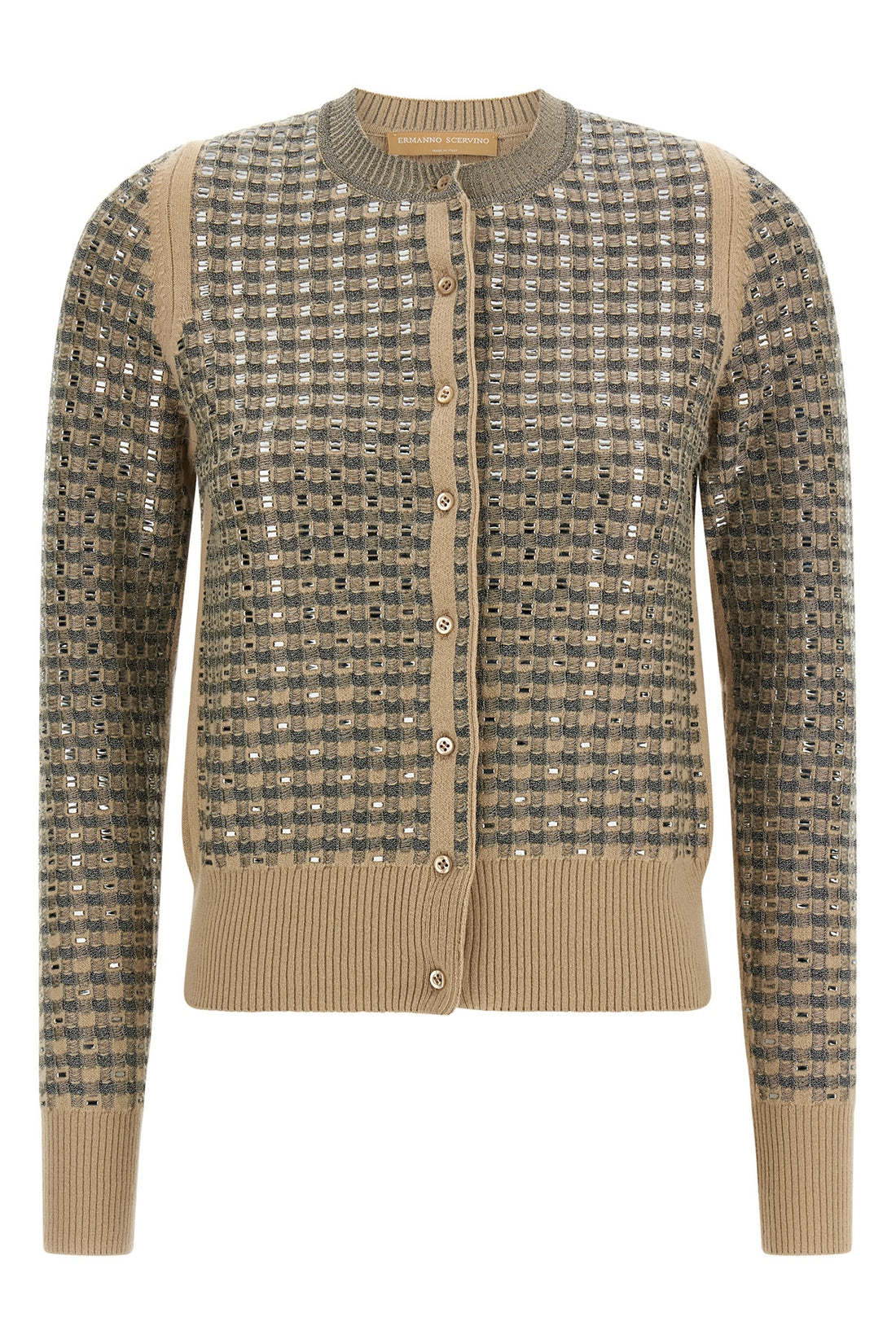 ERMANNO SCERVINO M the ermanno scervino cardigan features sophisticated knitting characterized by a