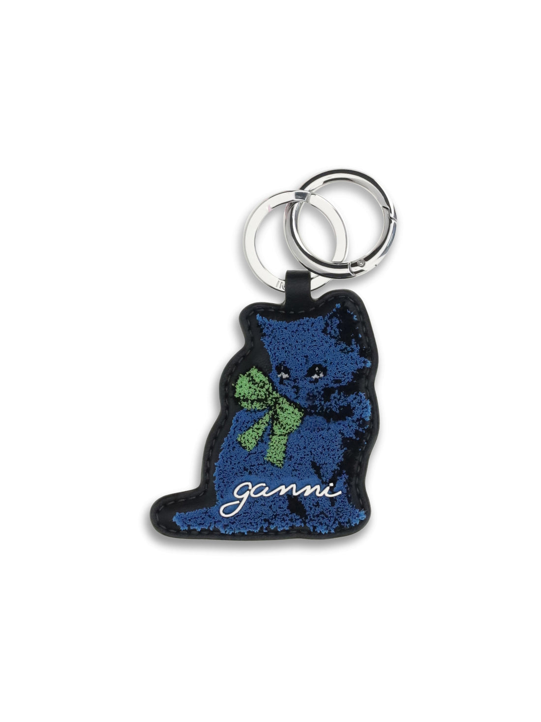 GANNI OS kitty keyring