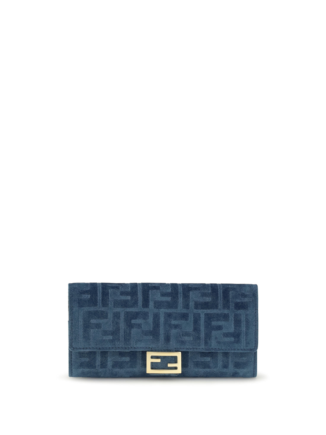 FENDI OS ff denim clutch bag