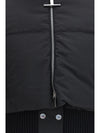 short padded jacket with front zip