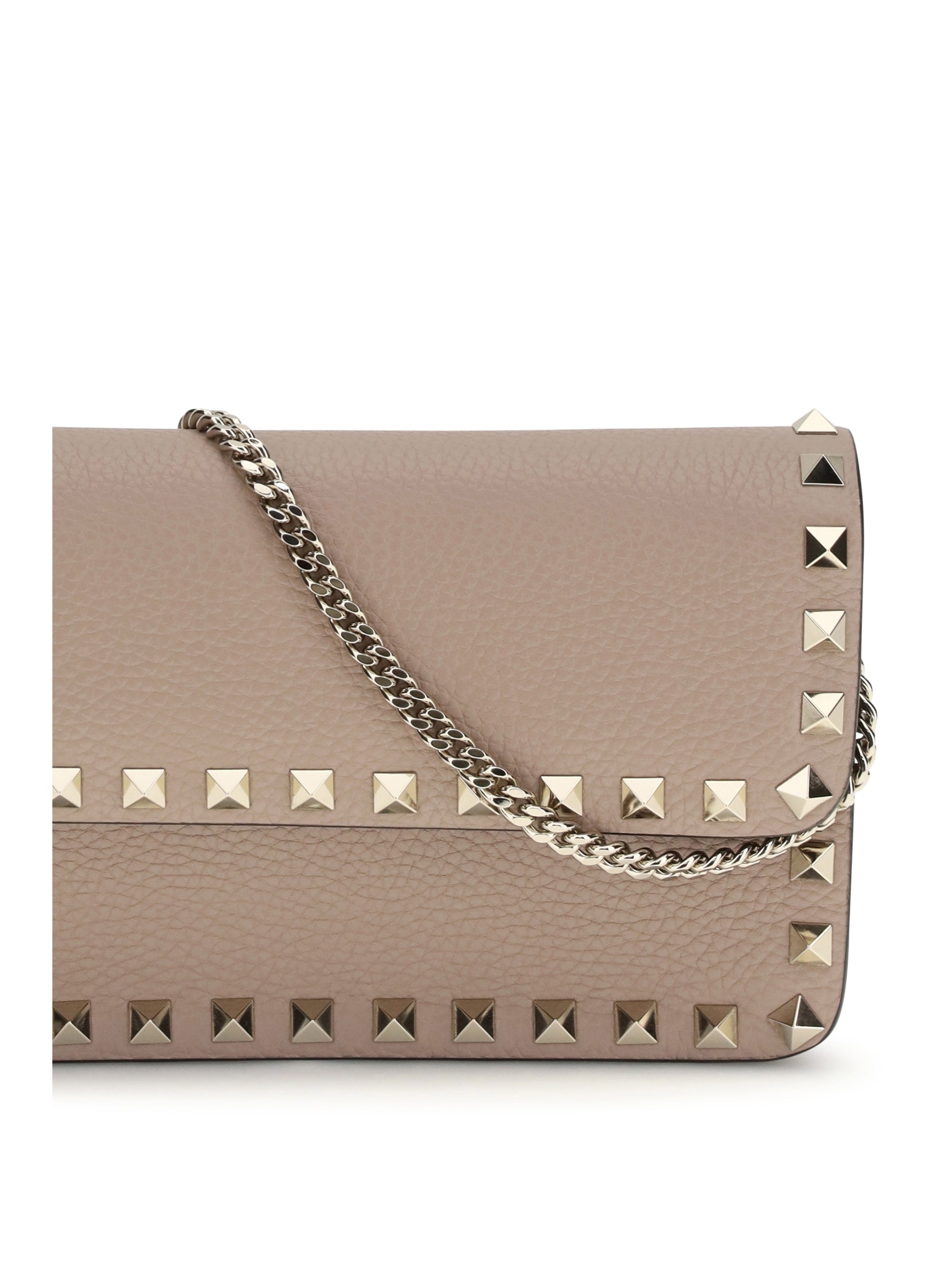 rockstud chain wallet