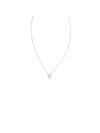 forget me not clover pendant necklace