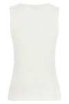 cipria26 ribbed stretch cotton top
