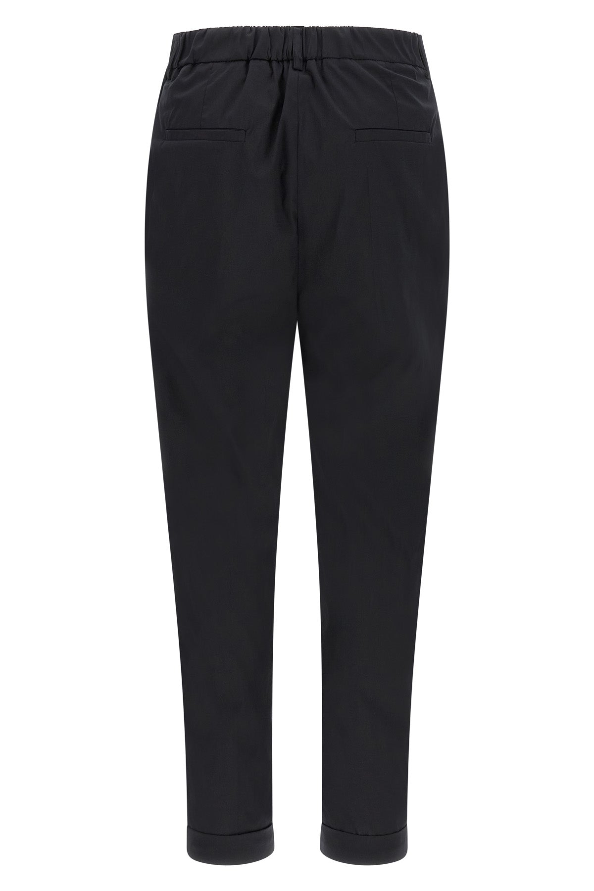 stretch cotton poplin pants