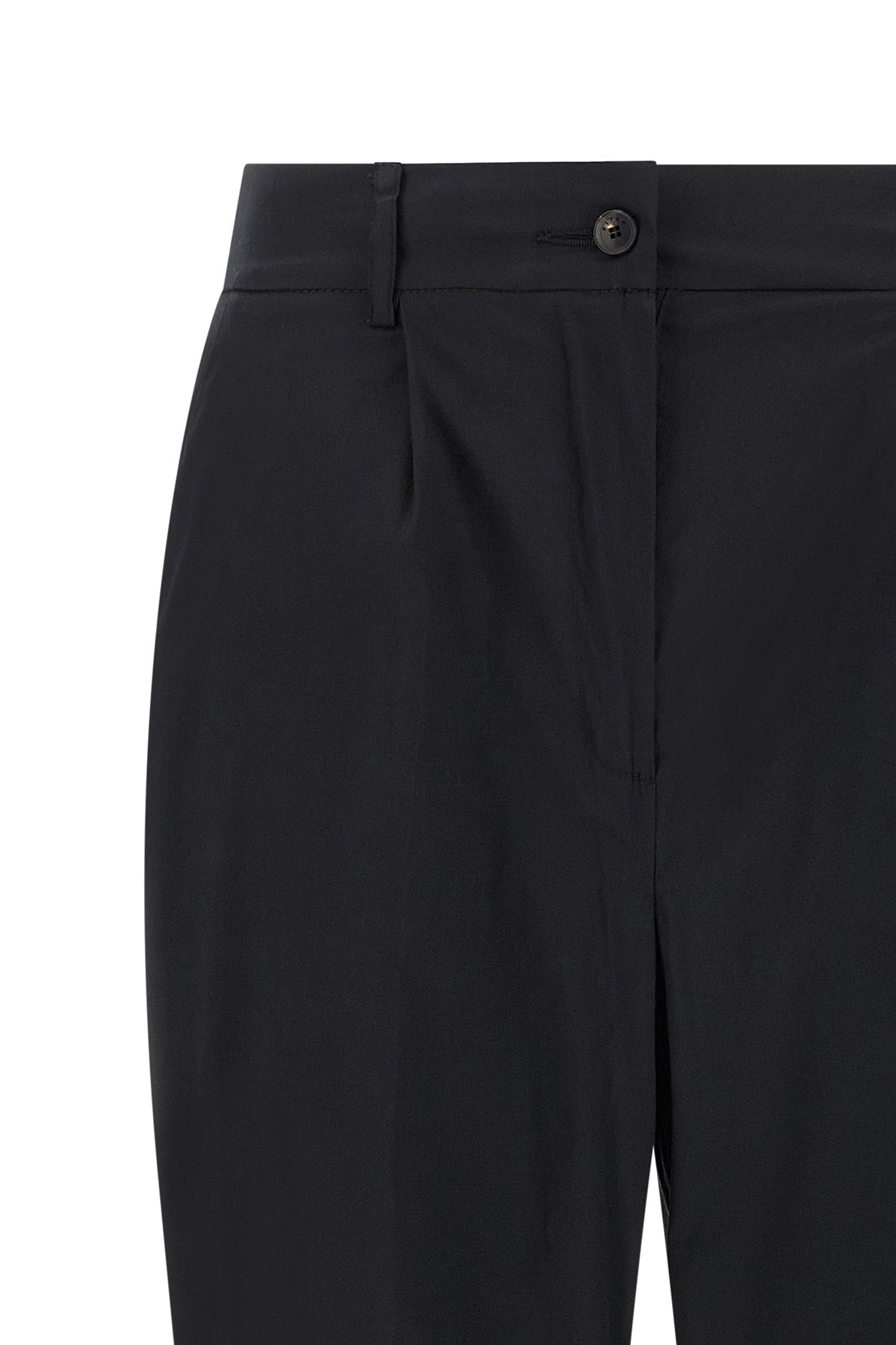 stretch cotton poplin pants