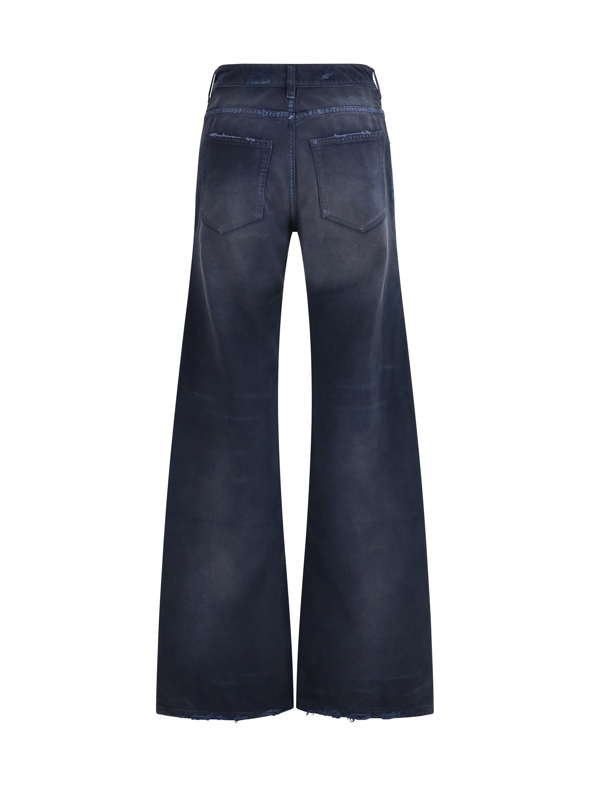 curved waist jeans