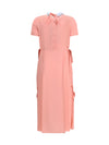 crêpe marocain dress