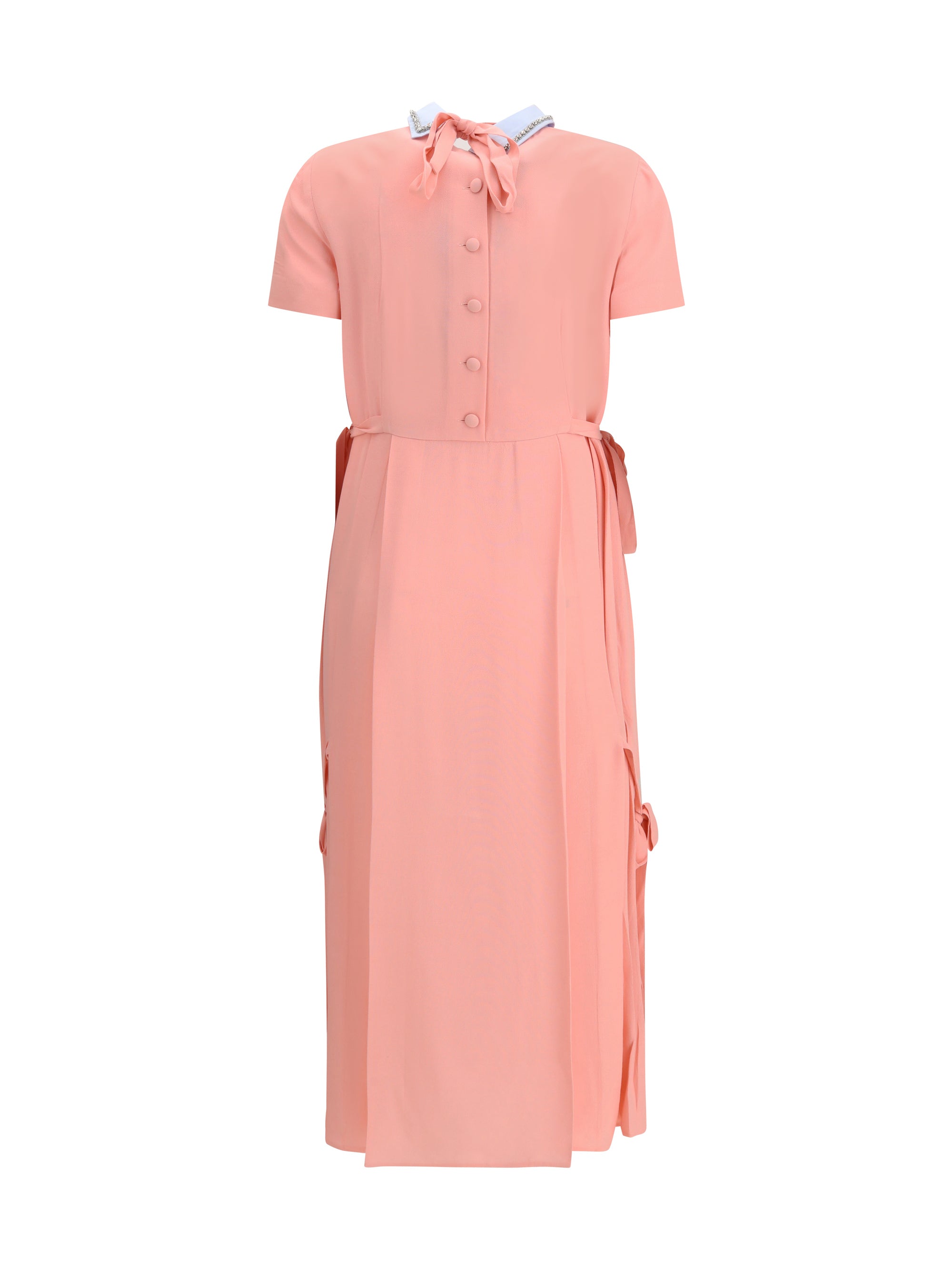 crêpe marocain dress